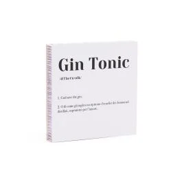 QUADRETTO GIN TONIC 20X20 CM
