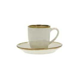 CONCERTO AVORIO TAZZA CAFFE' CON PIATTO