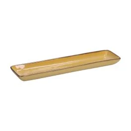 CONCERTO OCRA VASSOIO RETTANGOLARE 32X8CM
