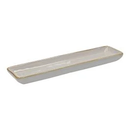 CONCERTO GRIGIO PERLA VASSOIO RETTANGOLARE 32X8 CM
