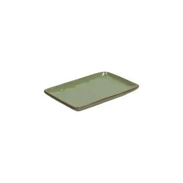 CONCERTO VERDE OLIVA PIATTO RETTANGOLARE 20X13 CM