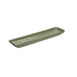 CONCERTO VERDE OLIVA PIATTO RETTANGOLARE 32X8 CM