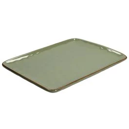 CONCERTO VERDE OLIVA PIATTO RETTANGOLARE 36X26,5 CM