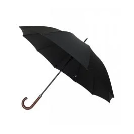 OMBRELLO LUNGO HOMME EN CANNE NERO