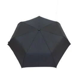 OMBRELLO PIEGHEVOLE VILLE COMPACT 28 CMNOIR STECCHE ROSSE