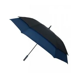 OMBRELLO DOUBLE EXTENSION LUNGO NERO E BLU
