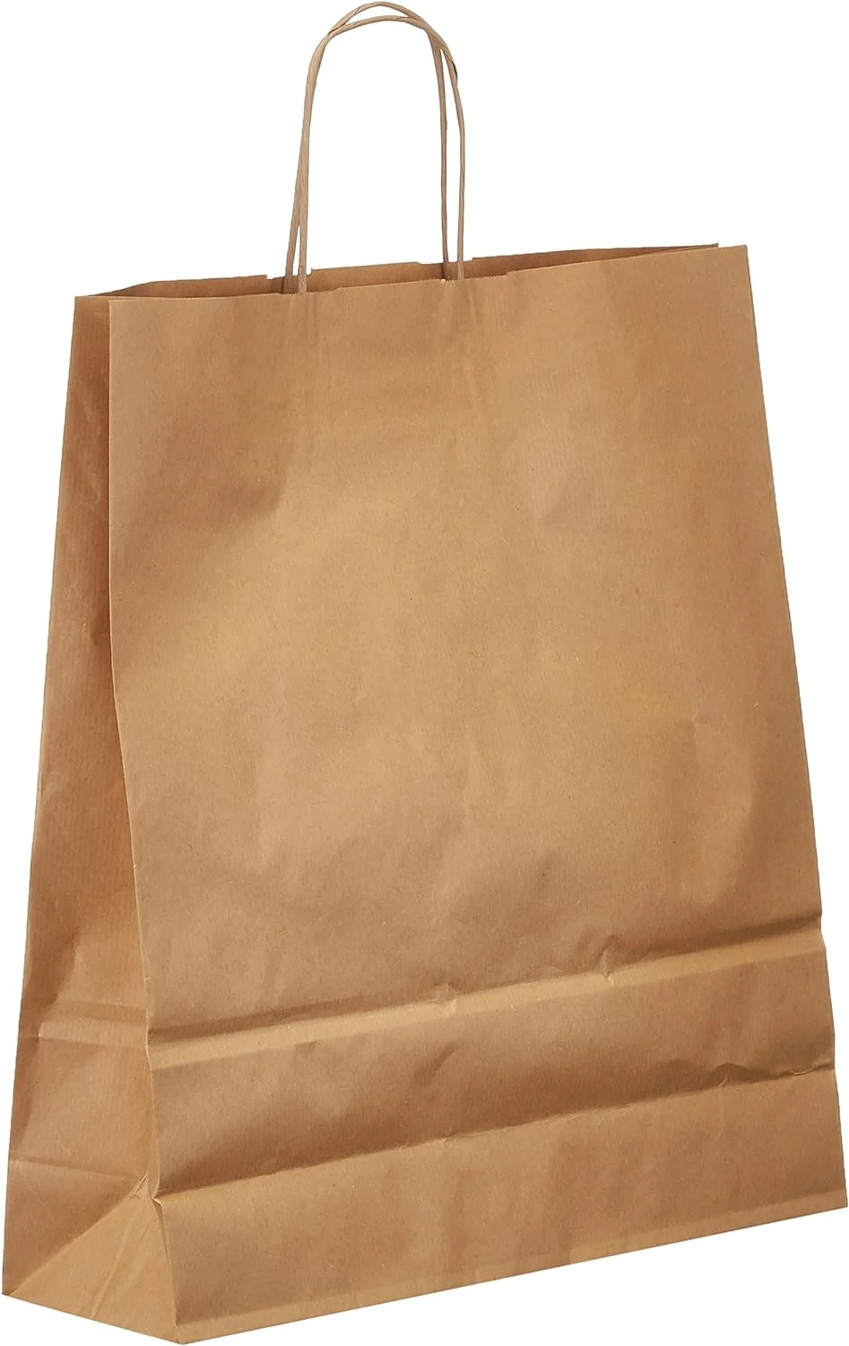 Saul Sadoch Conf. 25 Pz x Buste in carta con manico ritorto avana 46x49x16 cm