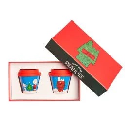 SNOOPY SET 2 TAZZINE ESPRESSO NATALE 12