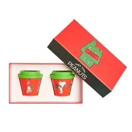 SNOOPY SET 2 TAZZINE ESPRESSO NATALE 14