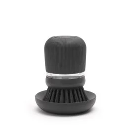 SINK SIDE SPAZZOLA LAVAPIATTI CON CONTENITORE SAPONE DARK GREY