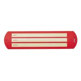 SLAP LUGGAGE TAG RED