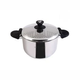 GRANCUCINA PASTA POT 22 CM CON COPERCHIO FORATO