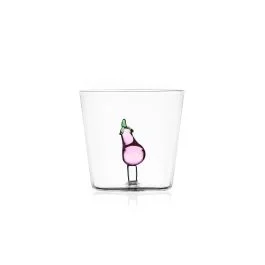 VEGETABLES BICCHIERE TUMBLER MELANZANA