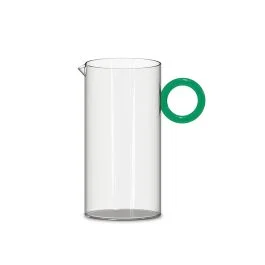 OLIMPIA CARAFFA IN VETRO BOROSILICATO VERDE