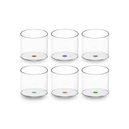 OLIMPIA SET 6 BICCHIERI IN VETRO BOROSILICATO 350 ML