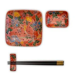 PECHINO KIT SUSHI 6 PEZZI ARANCIONE