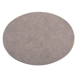 TROJA TOVAGLIETTA OVALE PELLE VEGANA GRIGIO