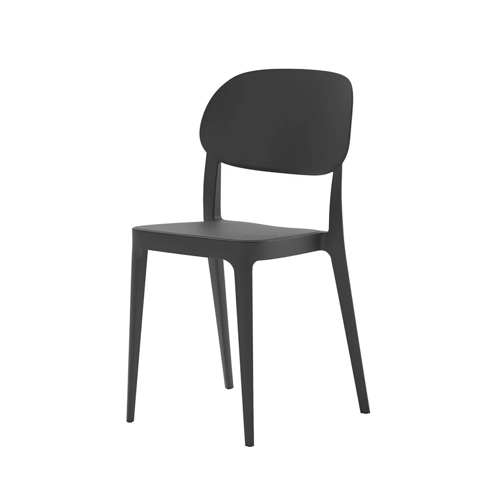 Alma Design Amy sedia disponibile in varie finiture con braccioli o senza
