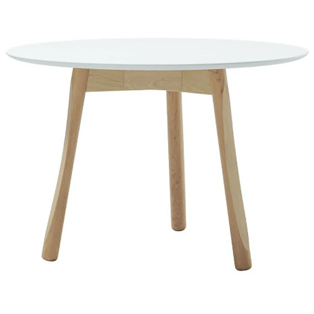 Alma Design Marnie tavolo struttura a tre gambe piano rotondo