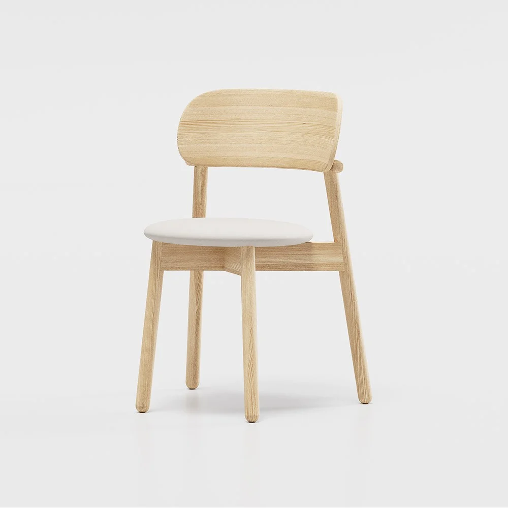 Alma Design sedia in legno Minnie realizzata in legno massello di Frassino
