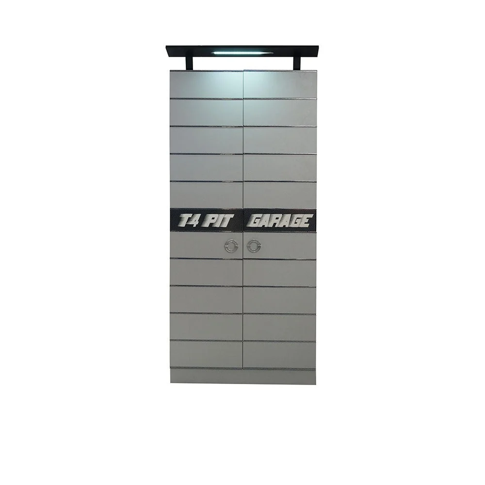 Armadio 2 ante Pit Garage in MDF disponibile nel colore bianco