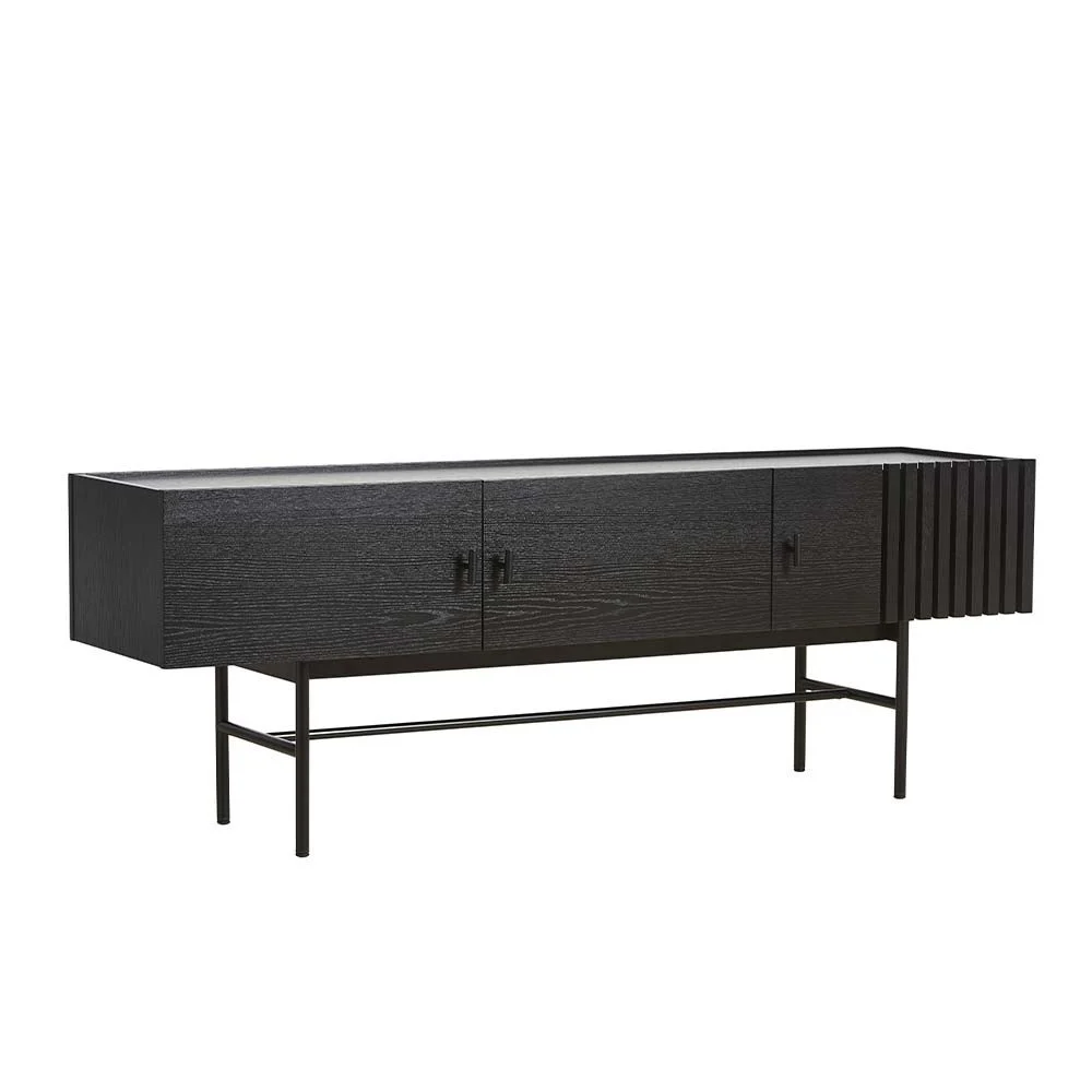 Array credenza bassa nera 150 cm