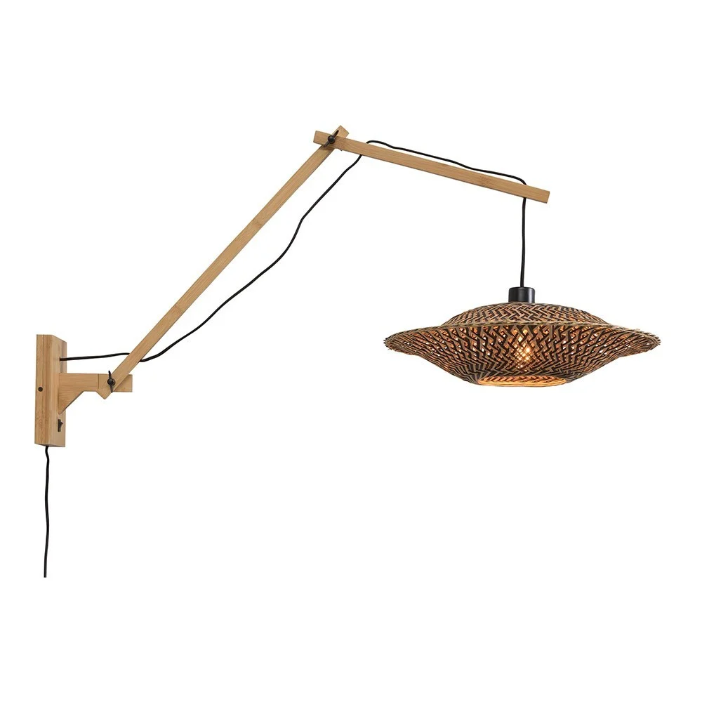 Bali lampada da parete naturale L