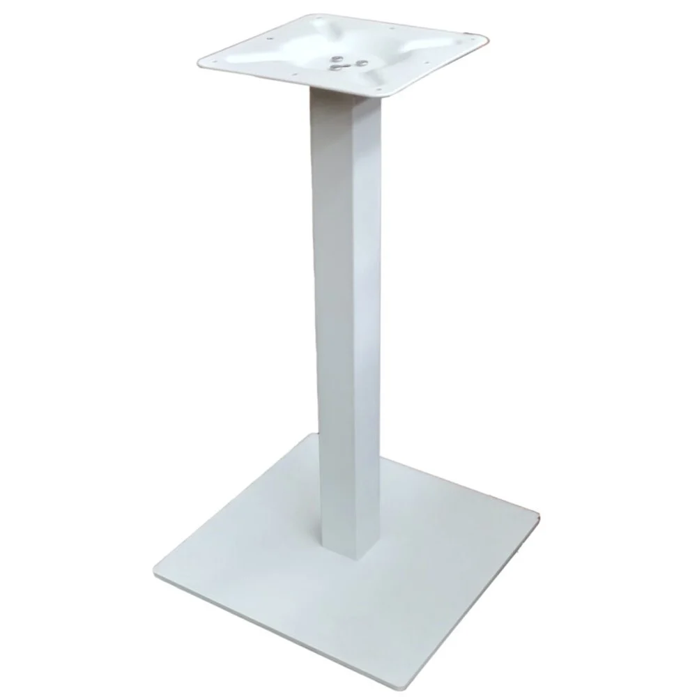 Base per tavolo in acciaio 40x40 con o senza piano