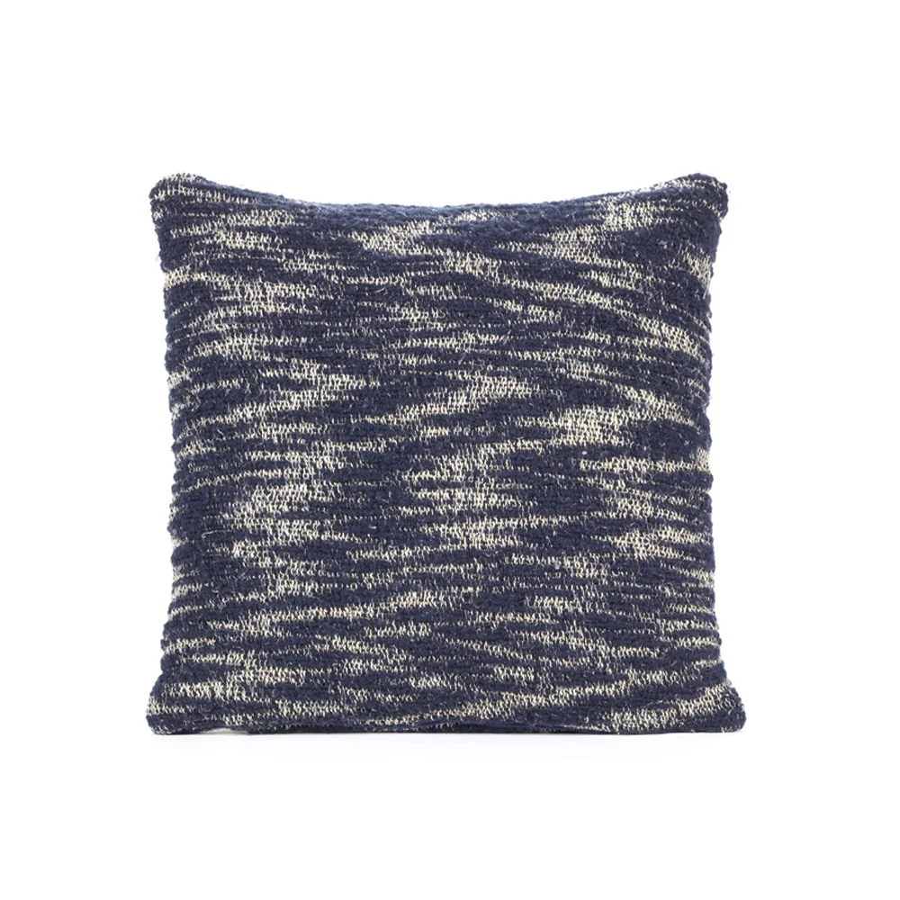 Bea Mombaers Cuscino per interni blu decorativo S