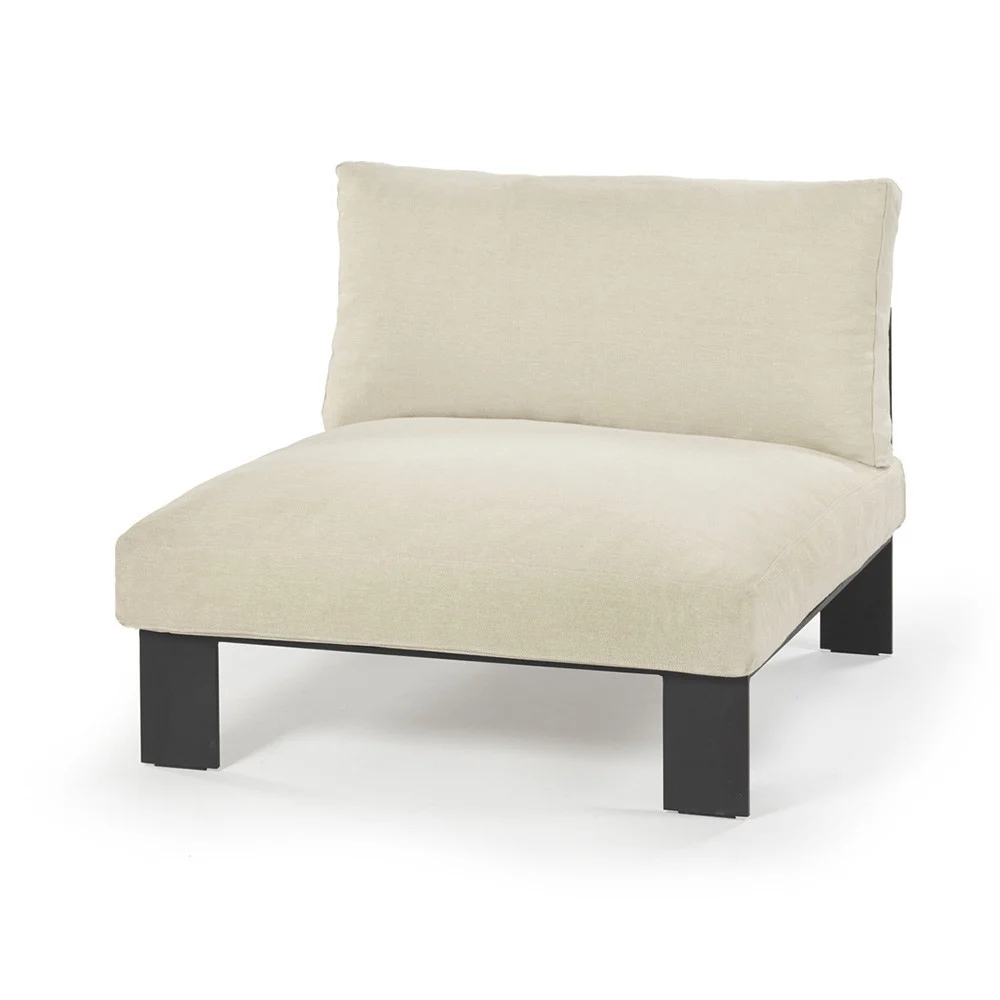 Bea Mombaers poltrona da esterno beige
