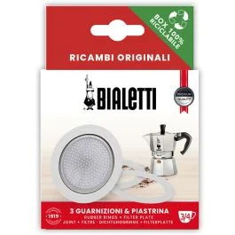 RICAMBI MOKA SET GUARNIZIONI E FILTRO 3/4 TZ