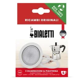 RICAMBI MOKA SET GUARNIZIONI E FILTRO 6TZ
