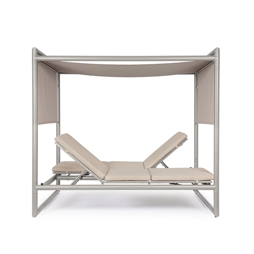 Bizzotto Daybed Konnor Rastin adatto per giardino o stabilimenti balneari
