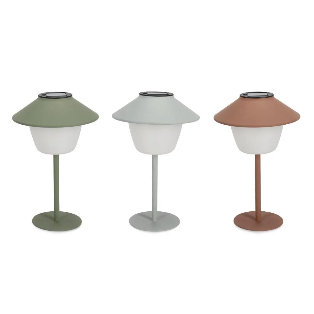 Bizzotto Set Lampada Noriko in 3 colori con pannello solare