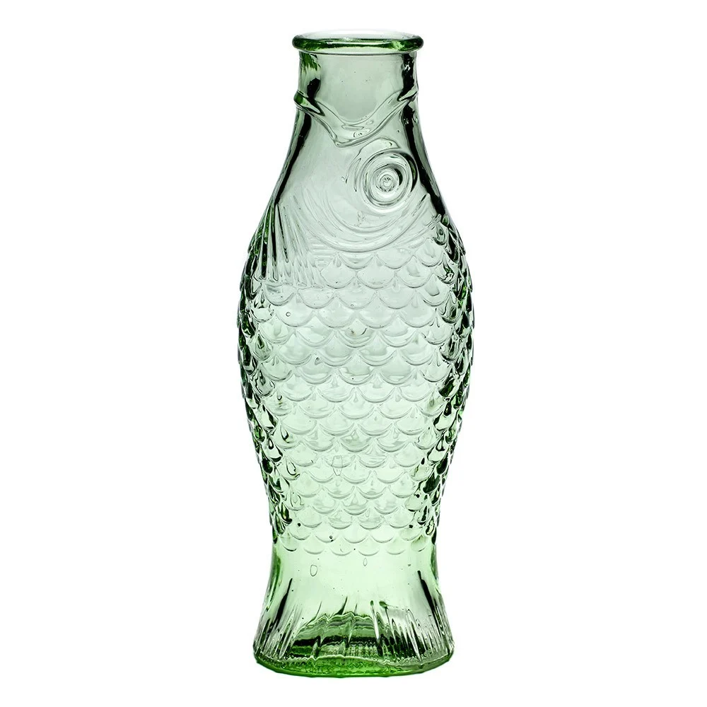 Bottiglia 1L Fish & Fish verde trasparente
