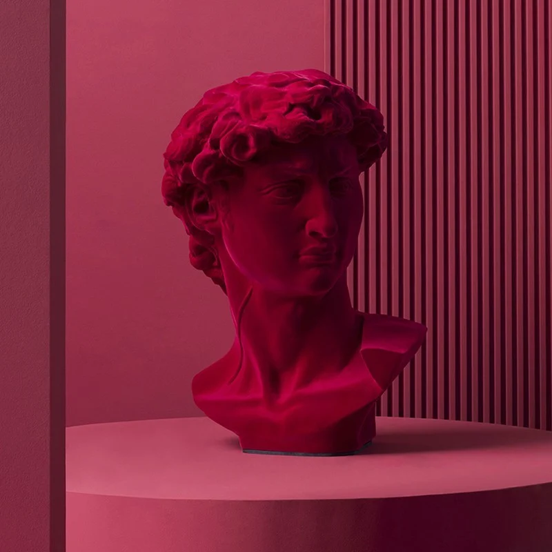 Busto in ceramica David Velvet Adriani e Rossi