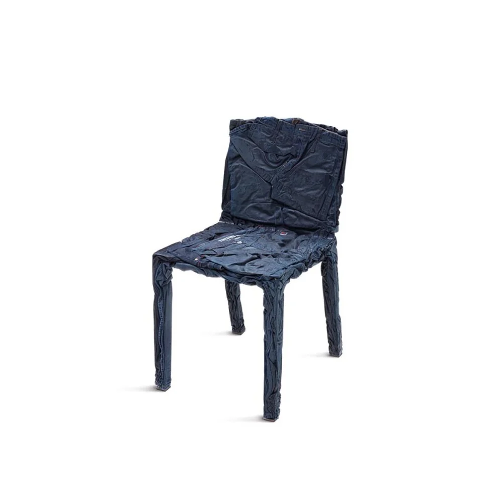 Casamania RememberMe sedia di design rivestita in jeans
