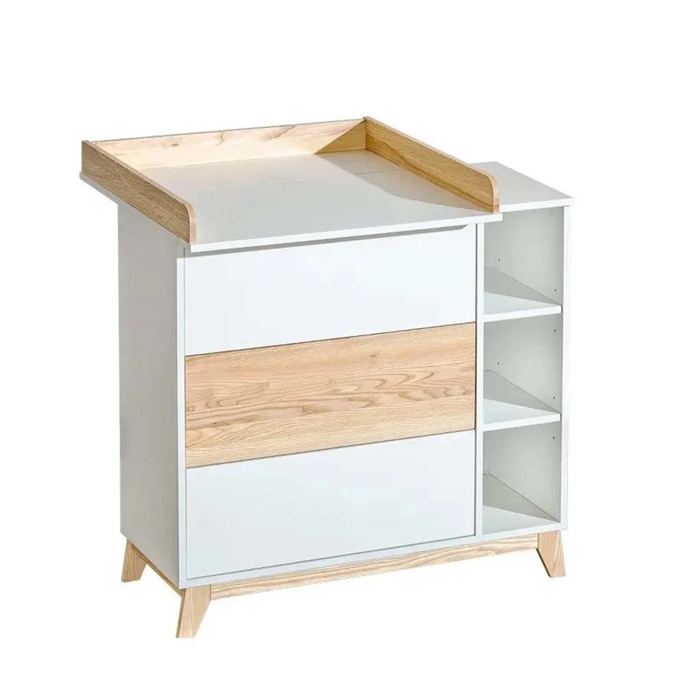 Cassettiera Nordik con fasciatoio rimovibile