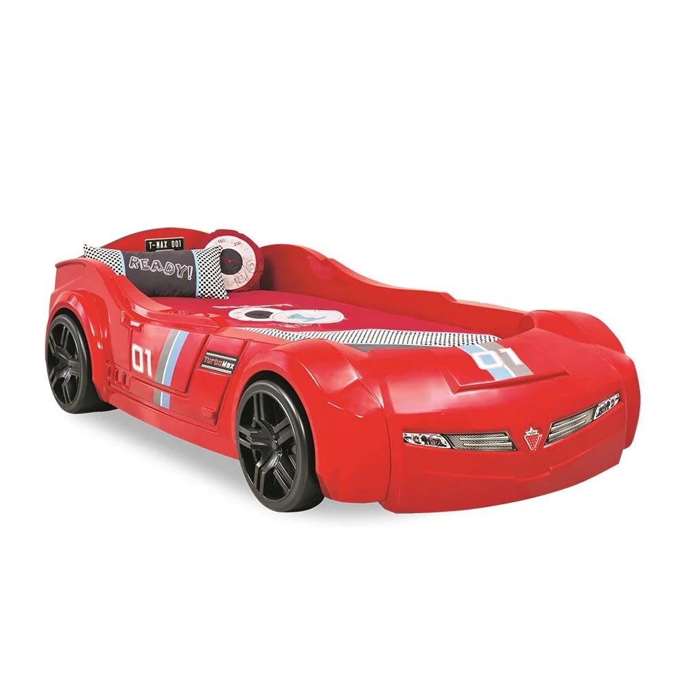 Cilek letto a forma di auto Turbo Max in Abs disponibile nel colore Rosso