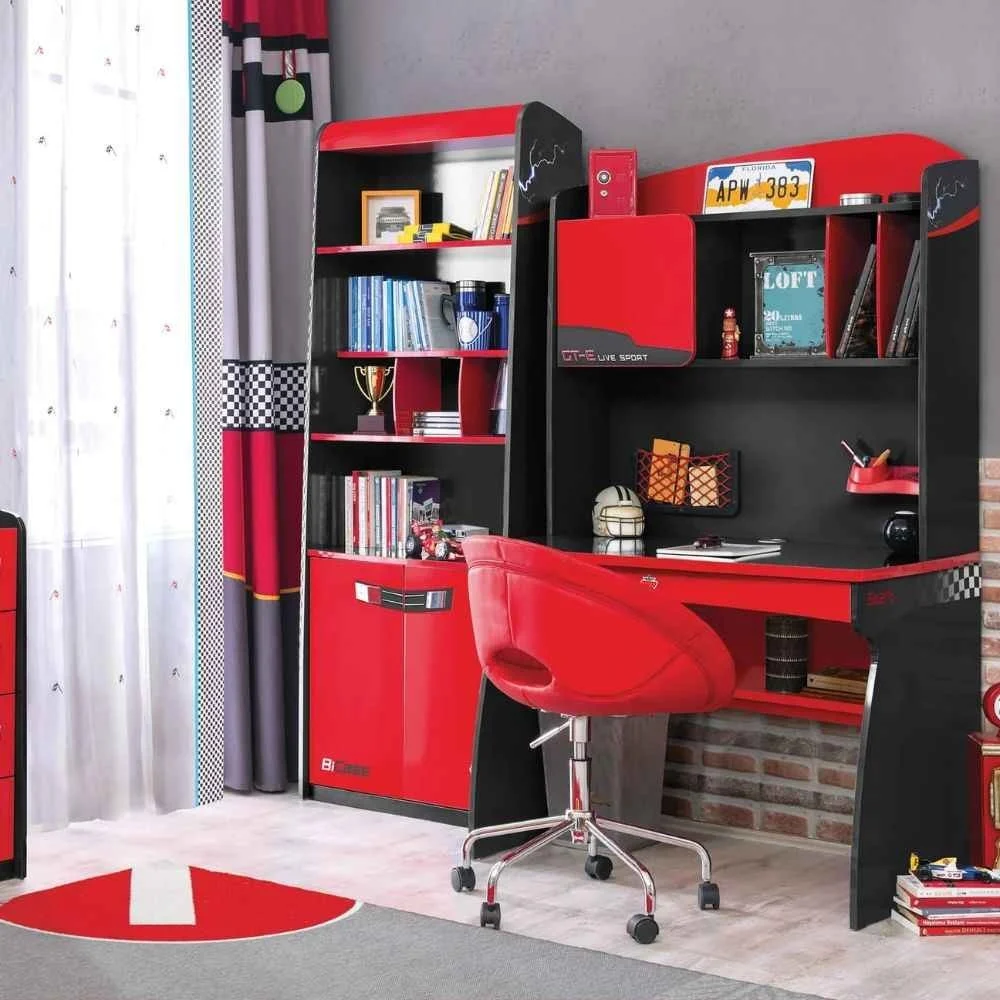 Cilek scrivania Champion Racer con study unit per veri appassionati di motori