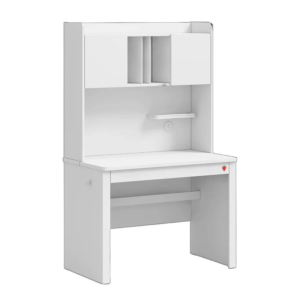 Cilek scrivania Varia White con ampio piano e spaziosa libreria annessi
