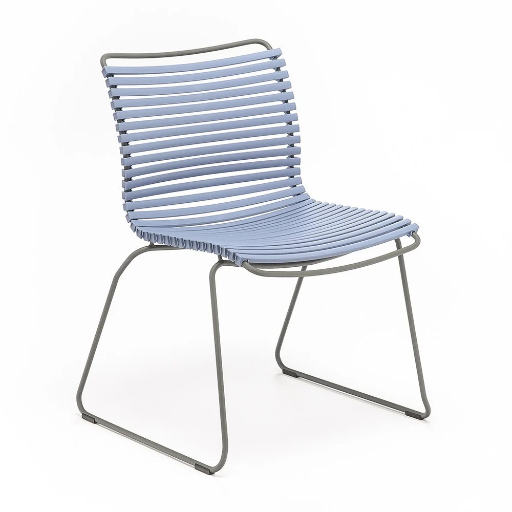 Clicca sedia piccione blu