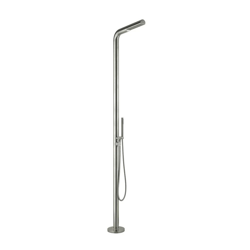 Colonna doccia di Sphera per piscina in acciaio inox 316 spazzolato