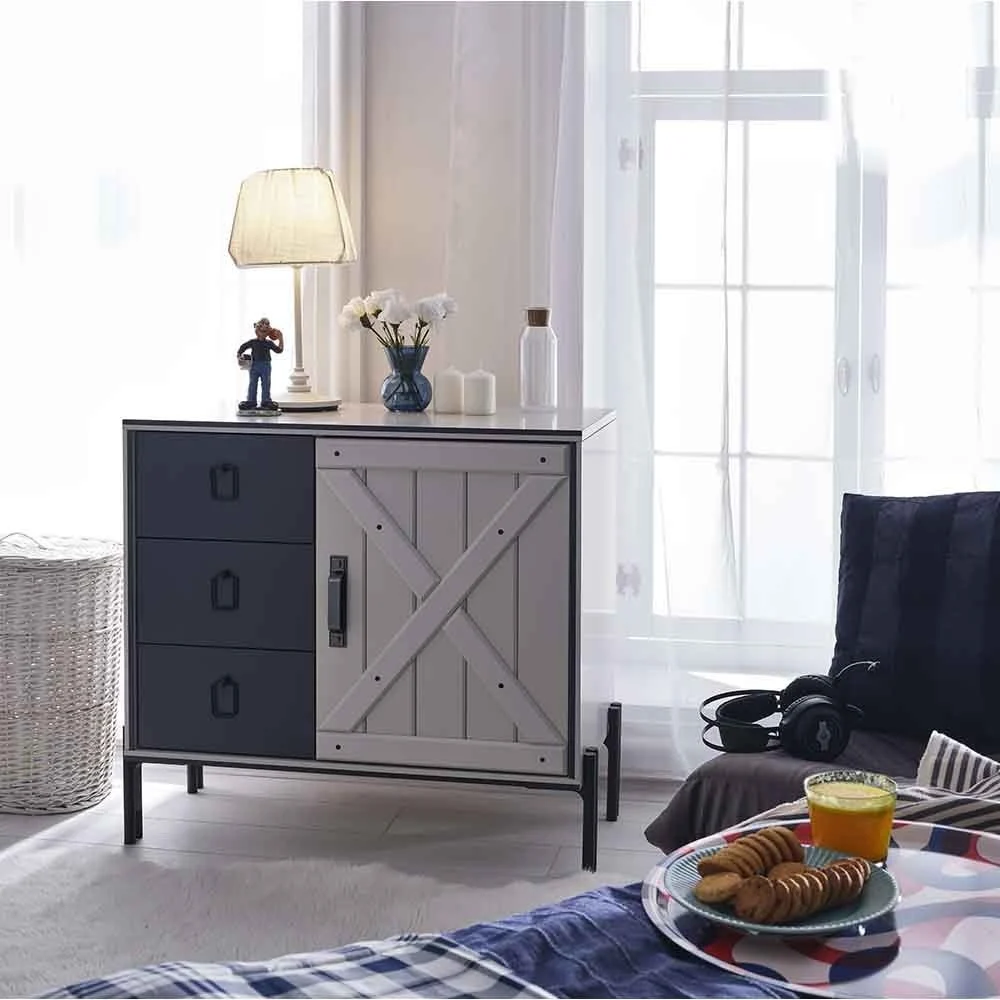 Como Rust in legno melaminico abbinabile alla collezione Rust