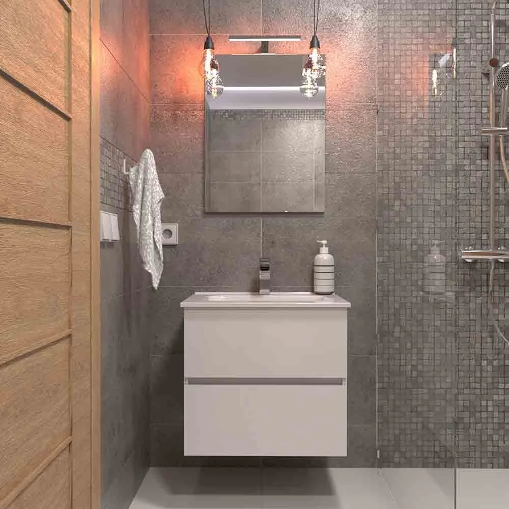 Composizione bagno Aygo 60 da 4 pezzi disponibile in varie finiture