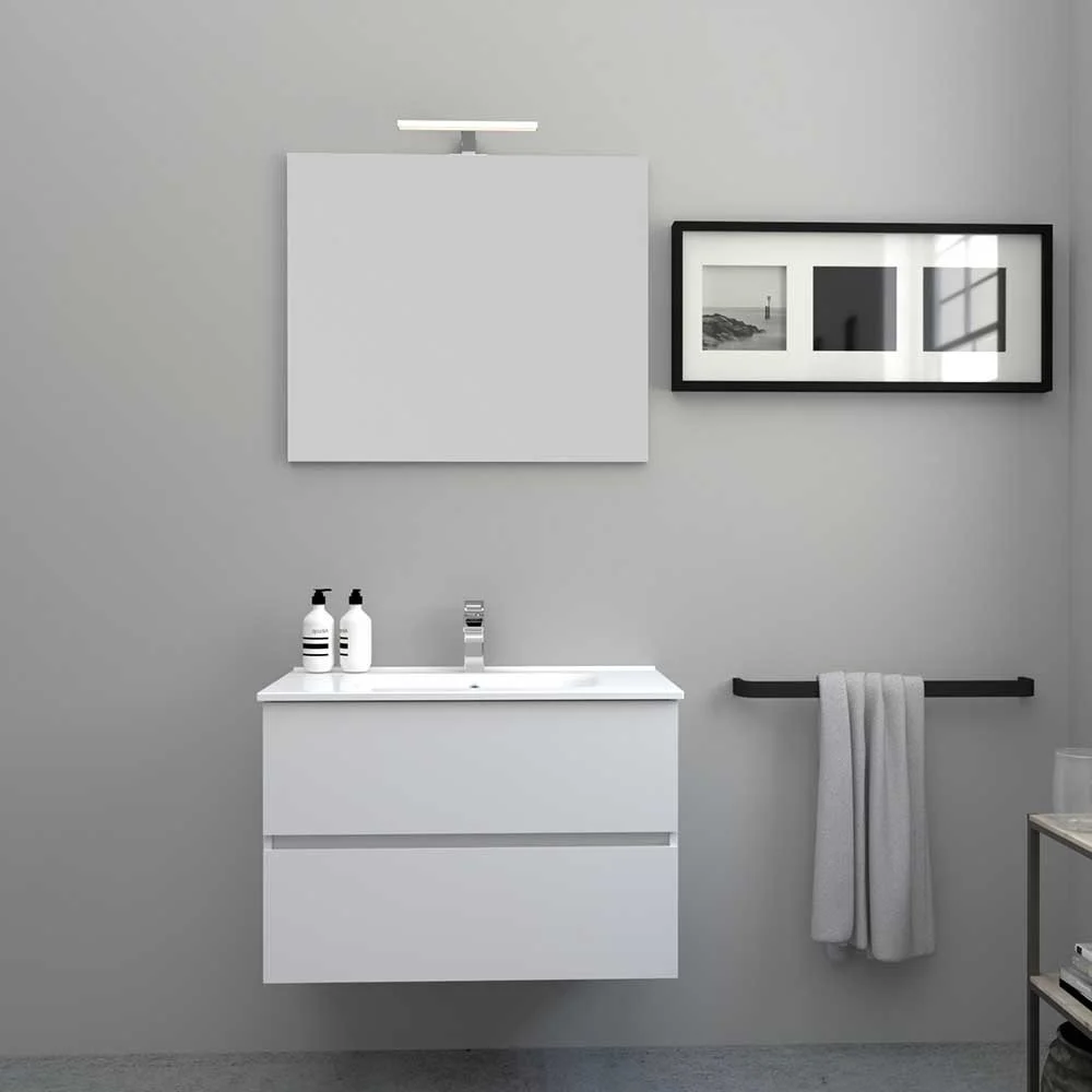 Composizione bagno Aygo 80 da 4 pezzi disponibile in varie finiture