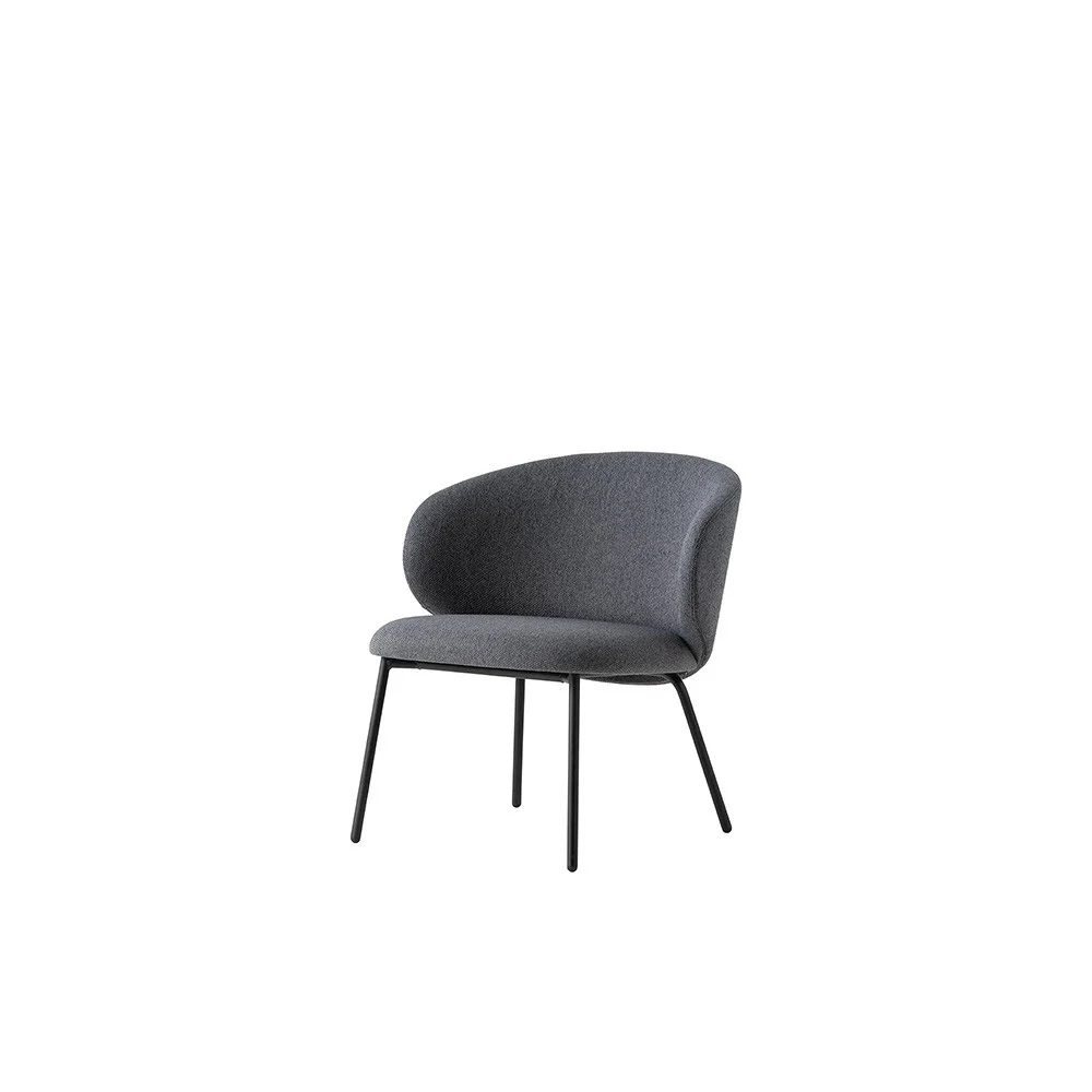 Connubia Lounge Tuka poltrona con struttura legno o metallo disponibile in varie finiture