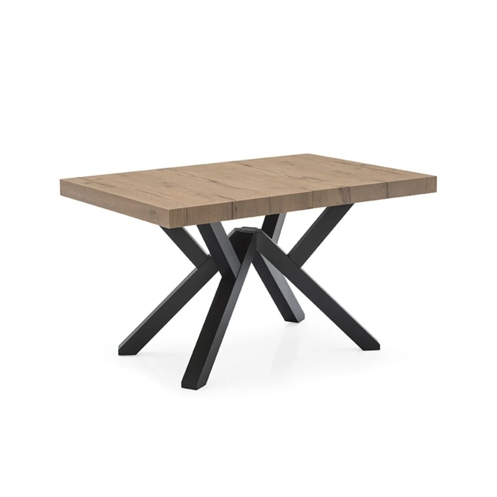 Connubia Mikado tavolo allungabile realizzato con struttura in metallo e piano in legno