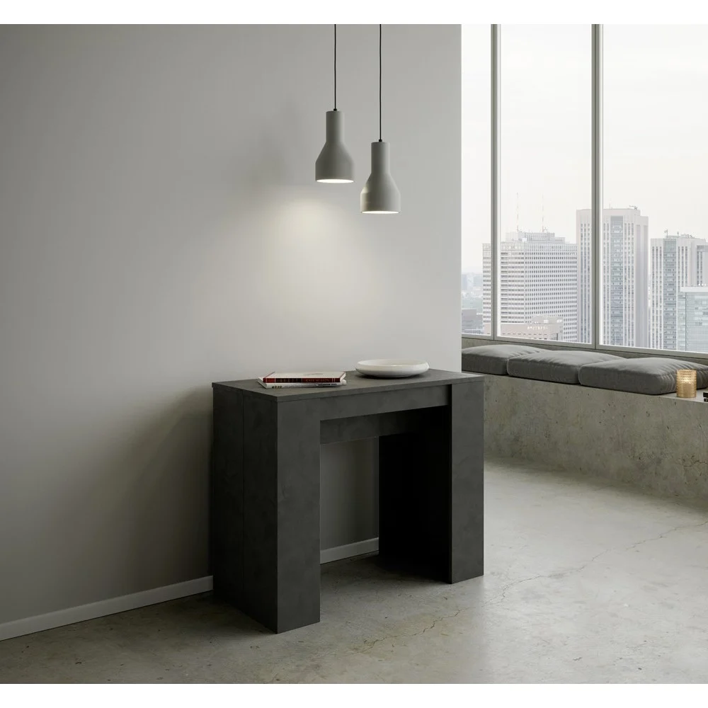 Consolle Basic di Itamoby allungabile realizzata in legno nobilitato melaminico