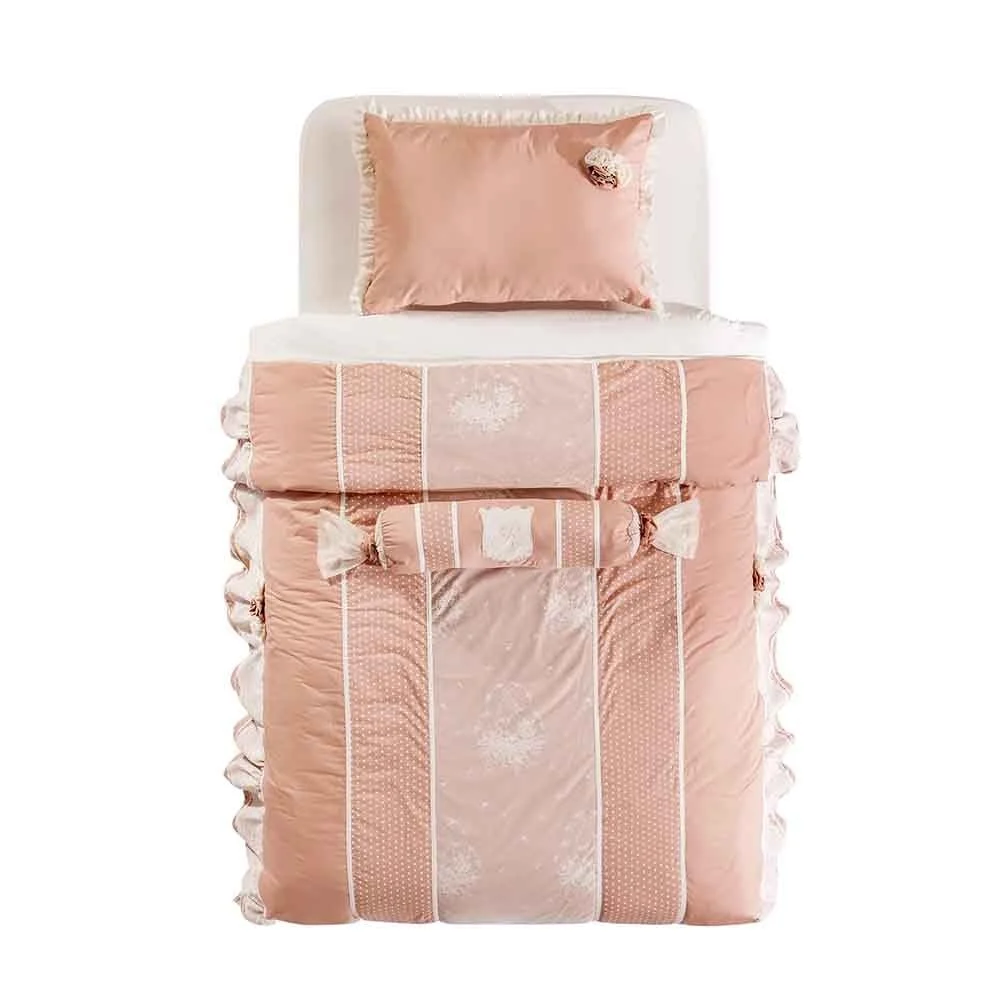 Cilek Copriletto collezione Dream con federa cuscino e cuscino cilindrico decorativo